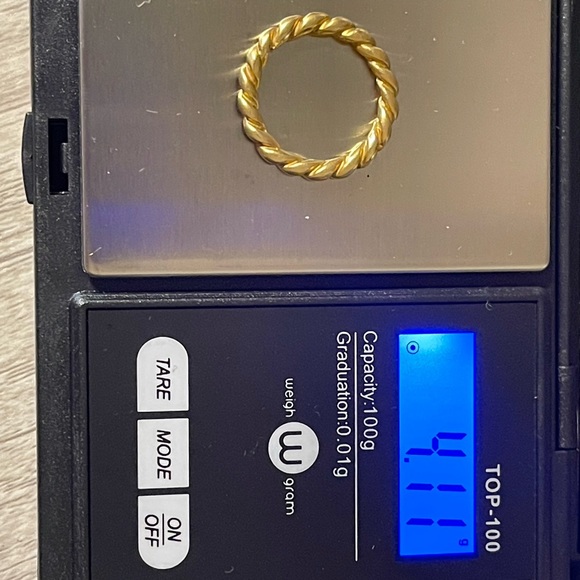 18k rope ring - Picture 8 of 8